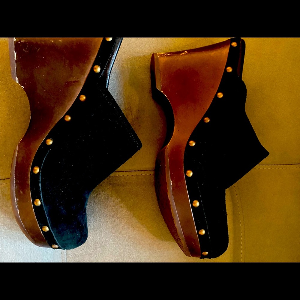 UGG Black and Brown Mules